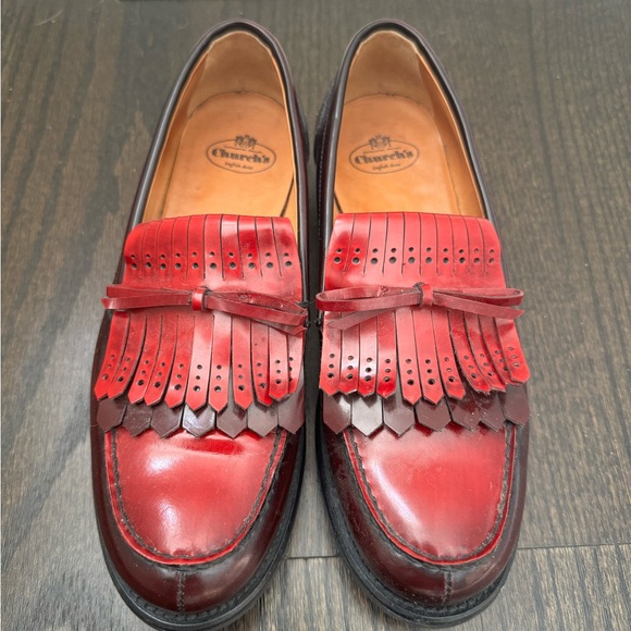 Church’s Burgundy Loafers - Picture 1 of 4